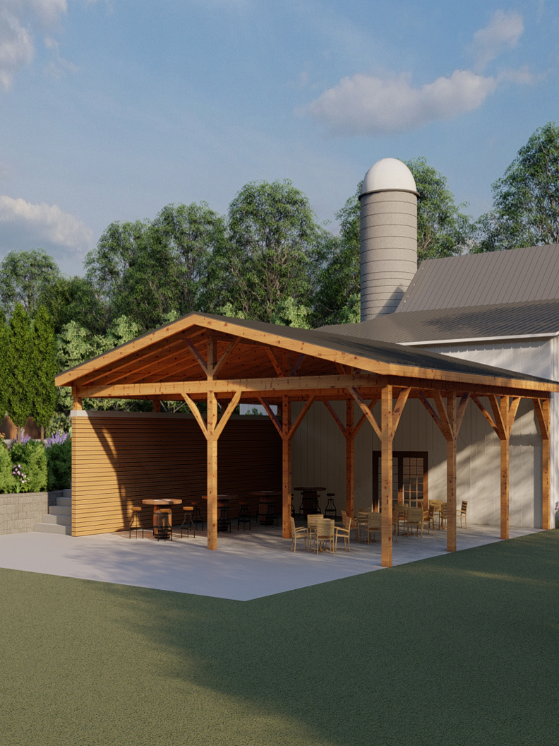 Douglas fir Pavilion